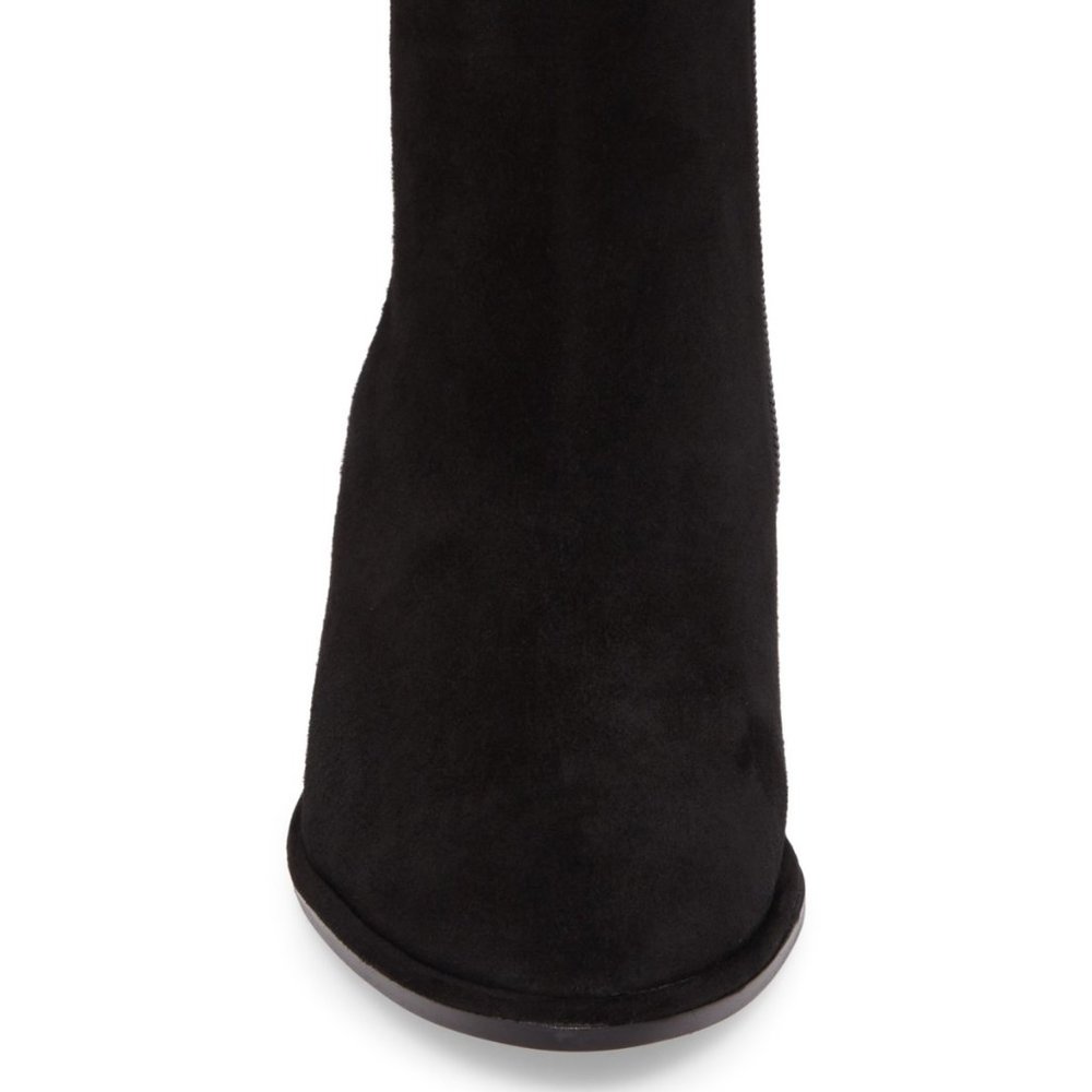 Jeffrey Campbell New Boots Jewel HEEL BLACK Suede NIB CHIC Womens πHP - Picture 6 of 17